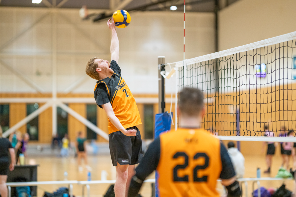 Volleyball court at All Hallows' School - Mercy Hall