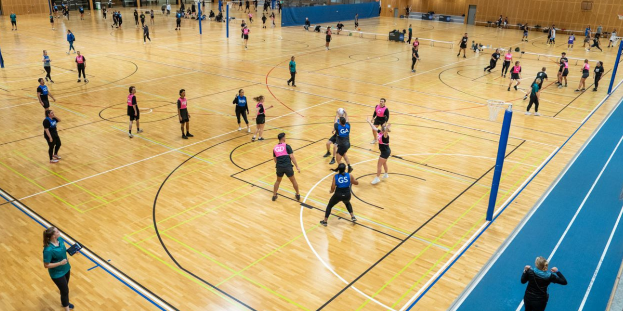 Basketball court at Cockburn ARC