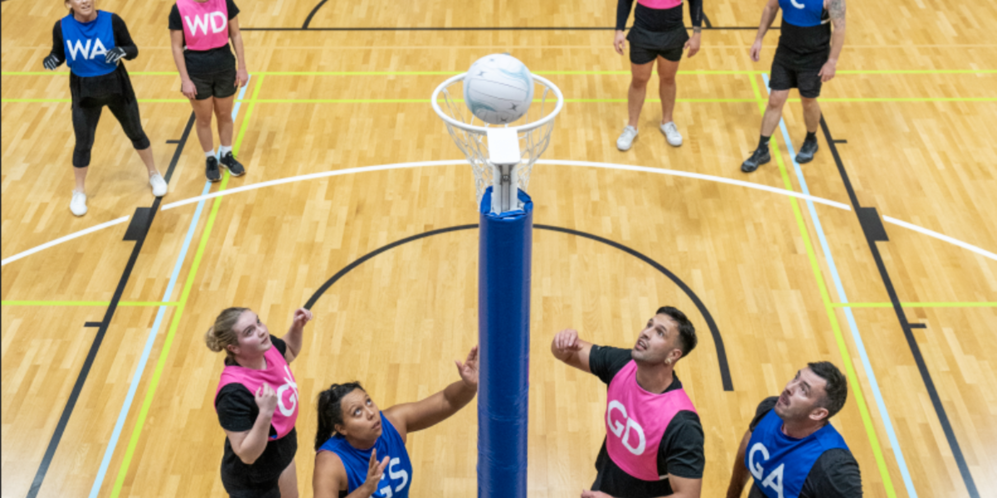 Basketball court at Cockburn ARC