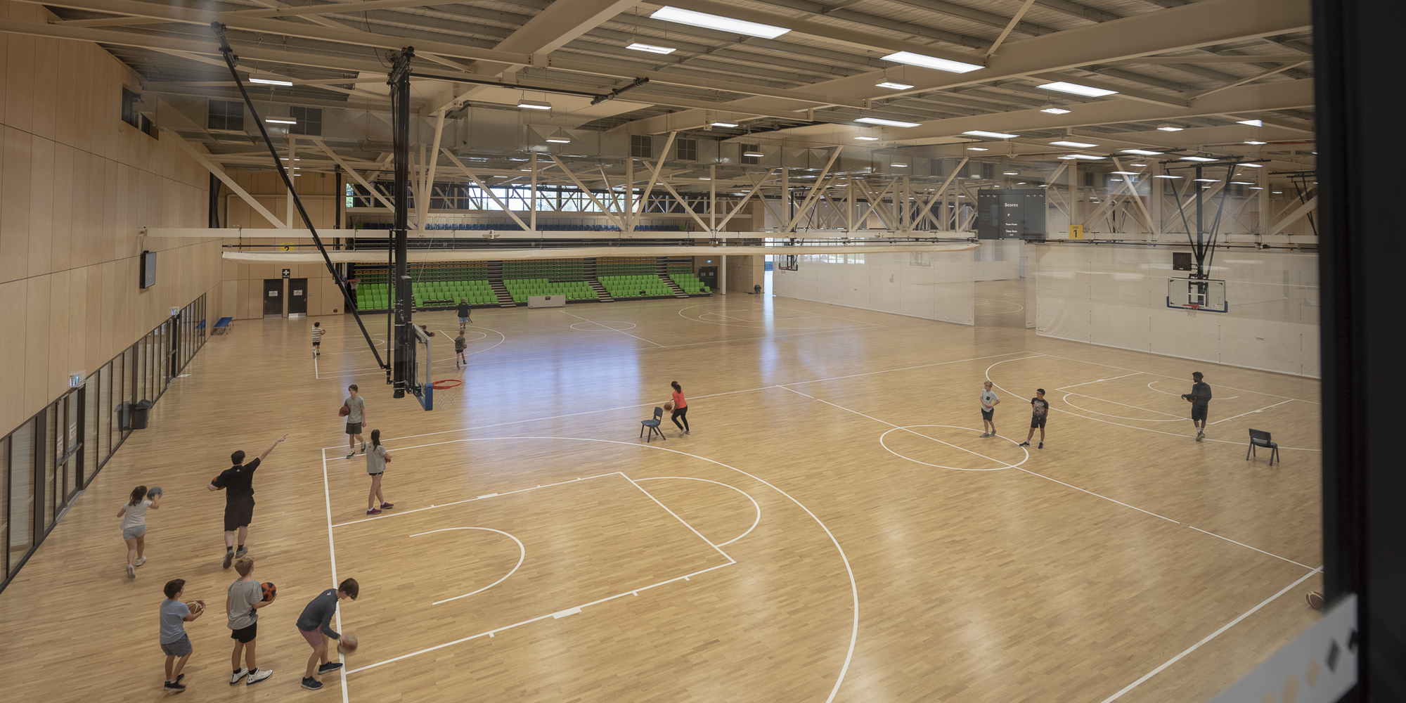 Netball court at St Clair Recreation Centre