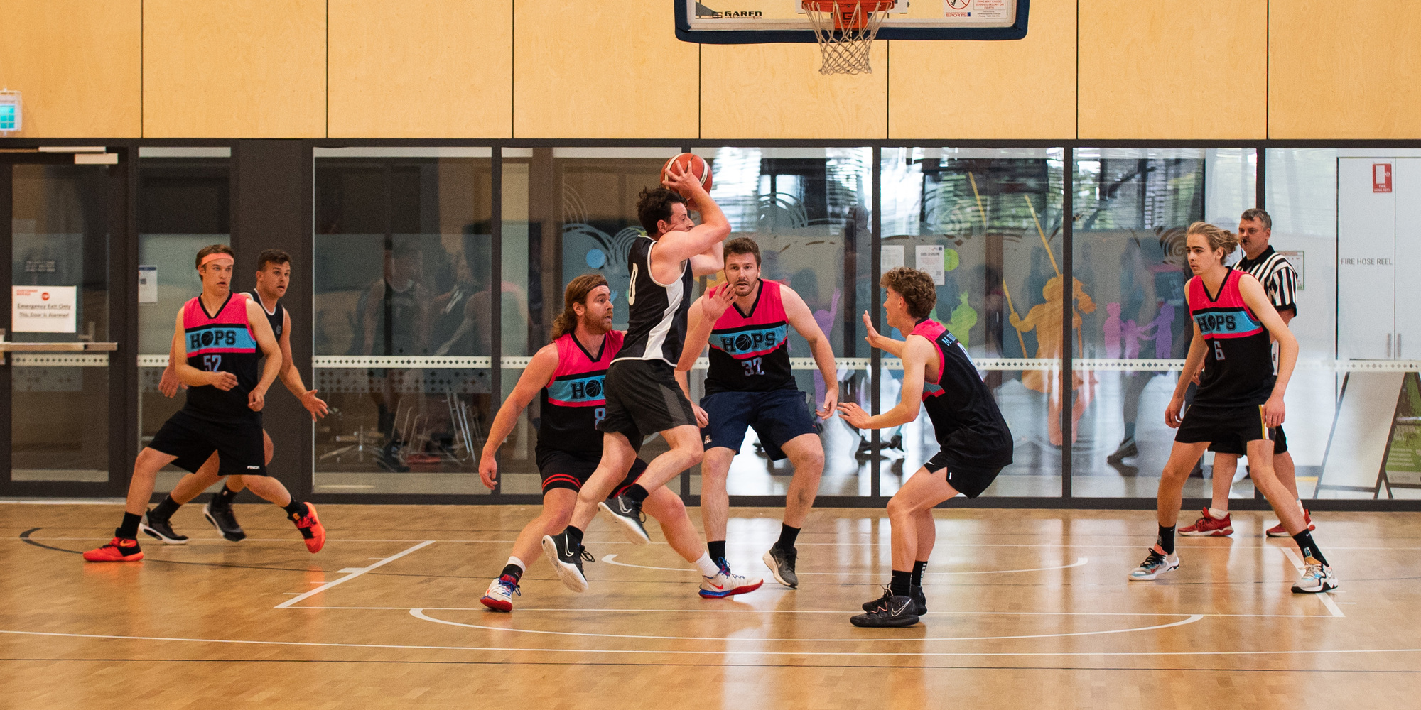 Basketball court at St Clair Recreation Centre