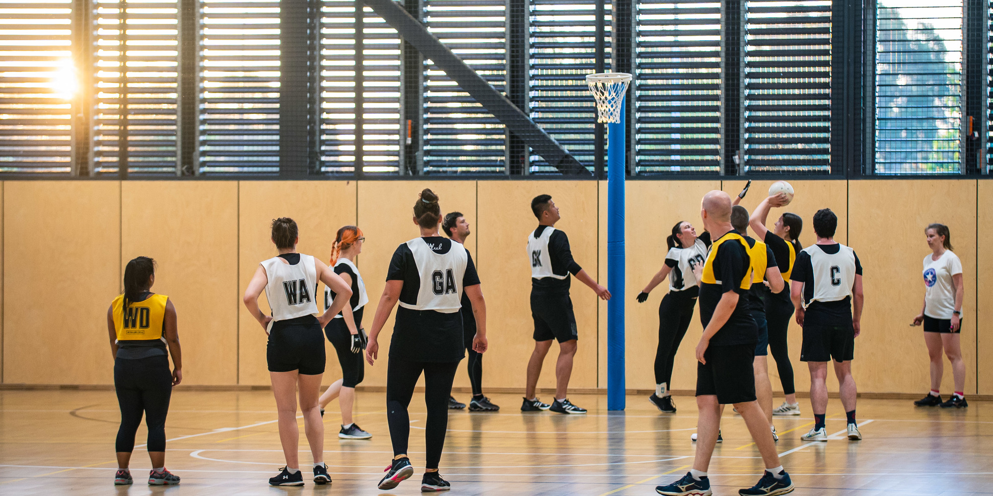 Basketball court at St Clair Recreation Centre