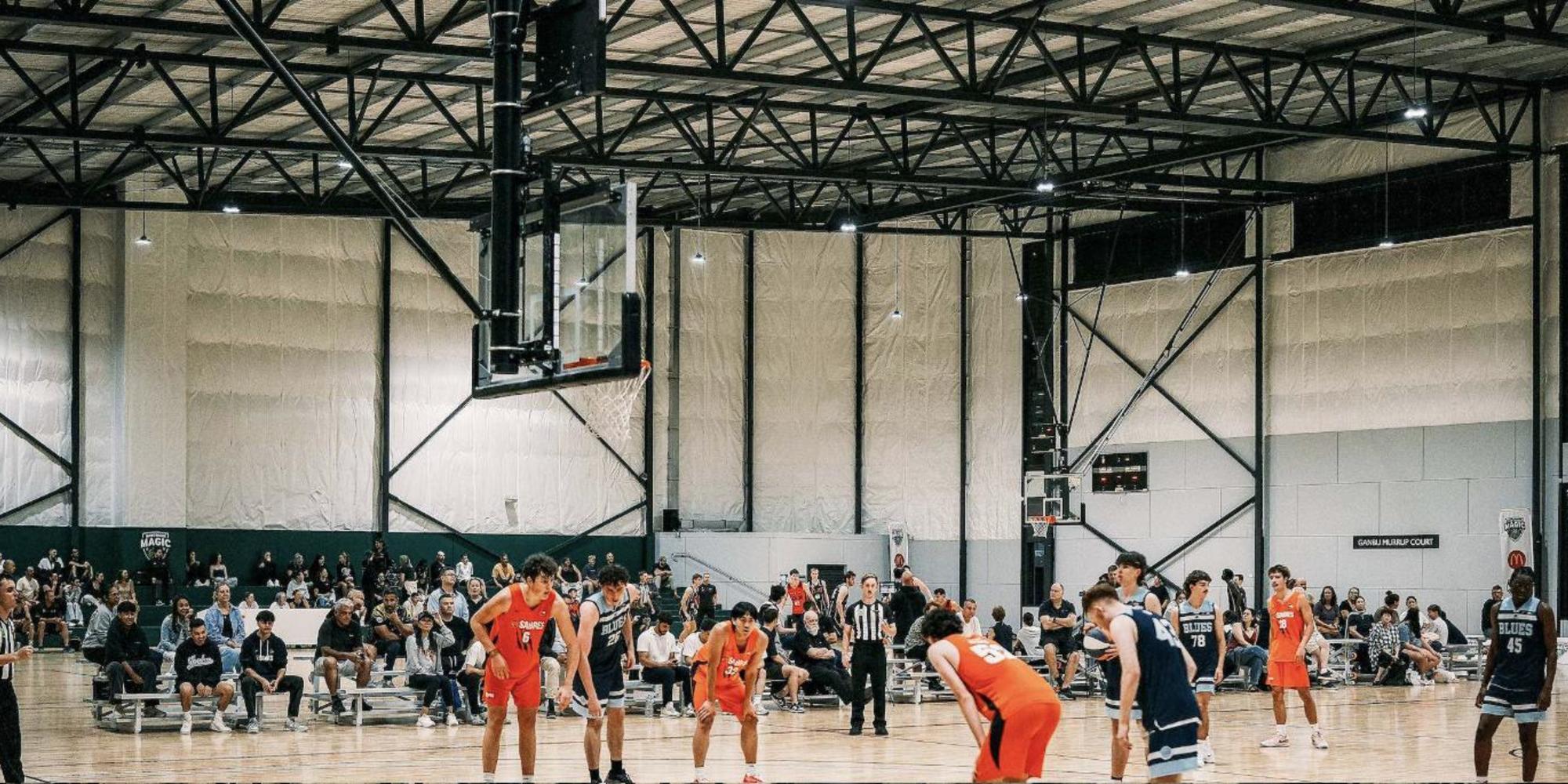 Basketball court at Swinburne Senior Secondary College
