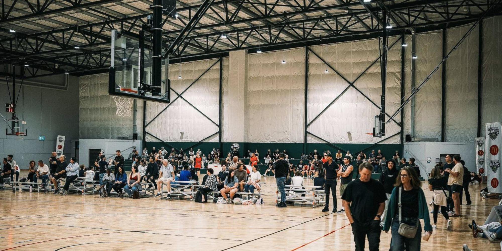 Basketball court at Swinburne Senior Secondary College