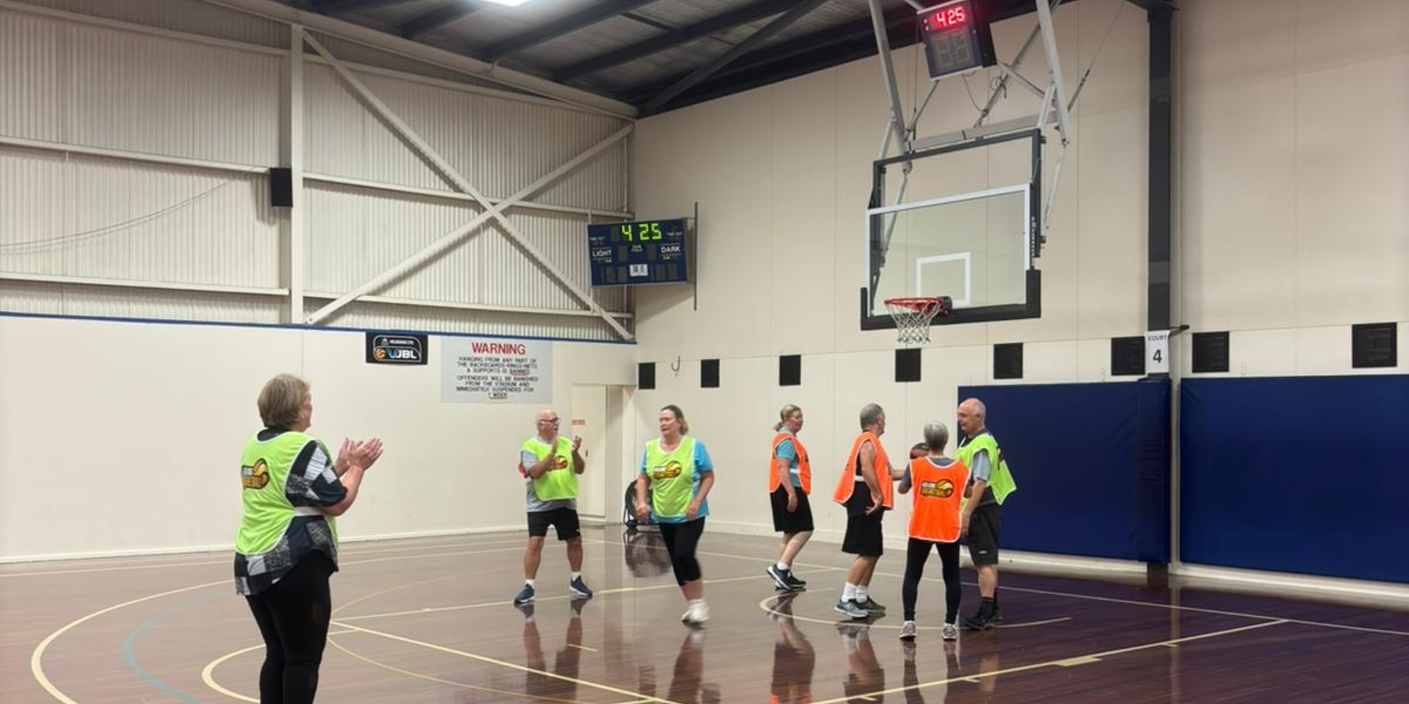 Basketball court at Nunawading Basketball