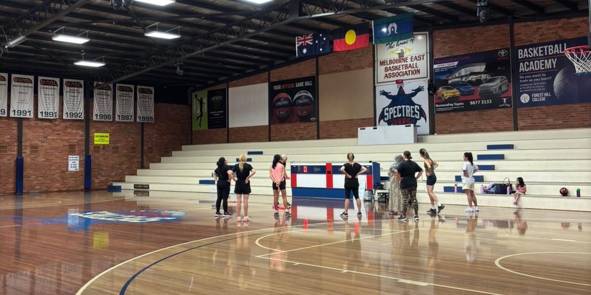 Basketball court at Nunawading Basketball