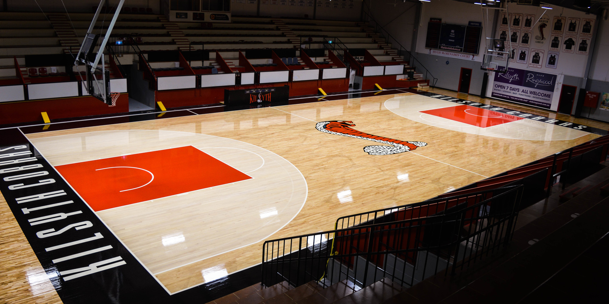Basketball court at Kilsyth Basketball