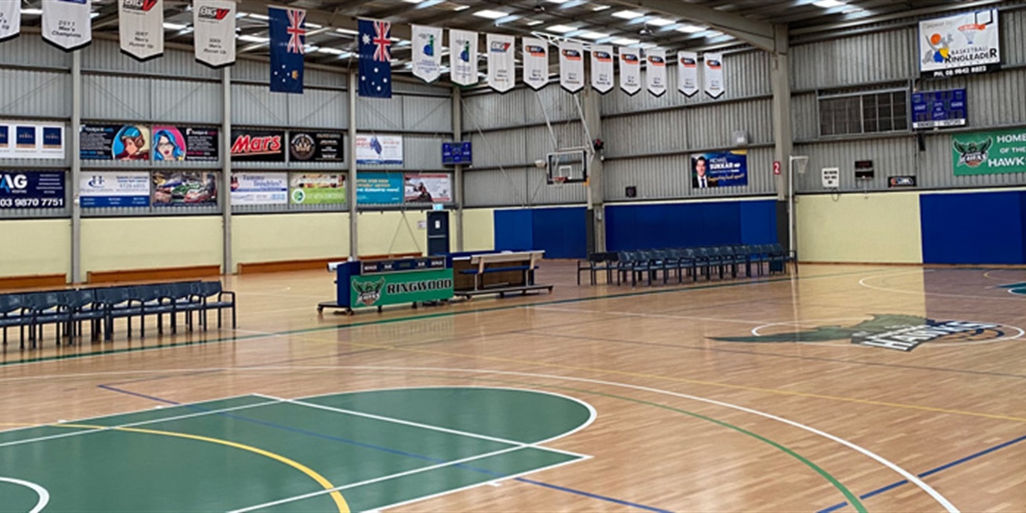 Basketball court at Ringwood Basketball