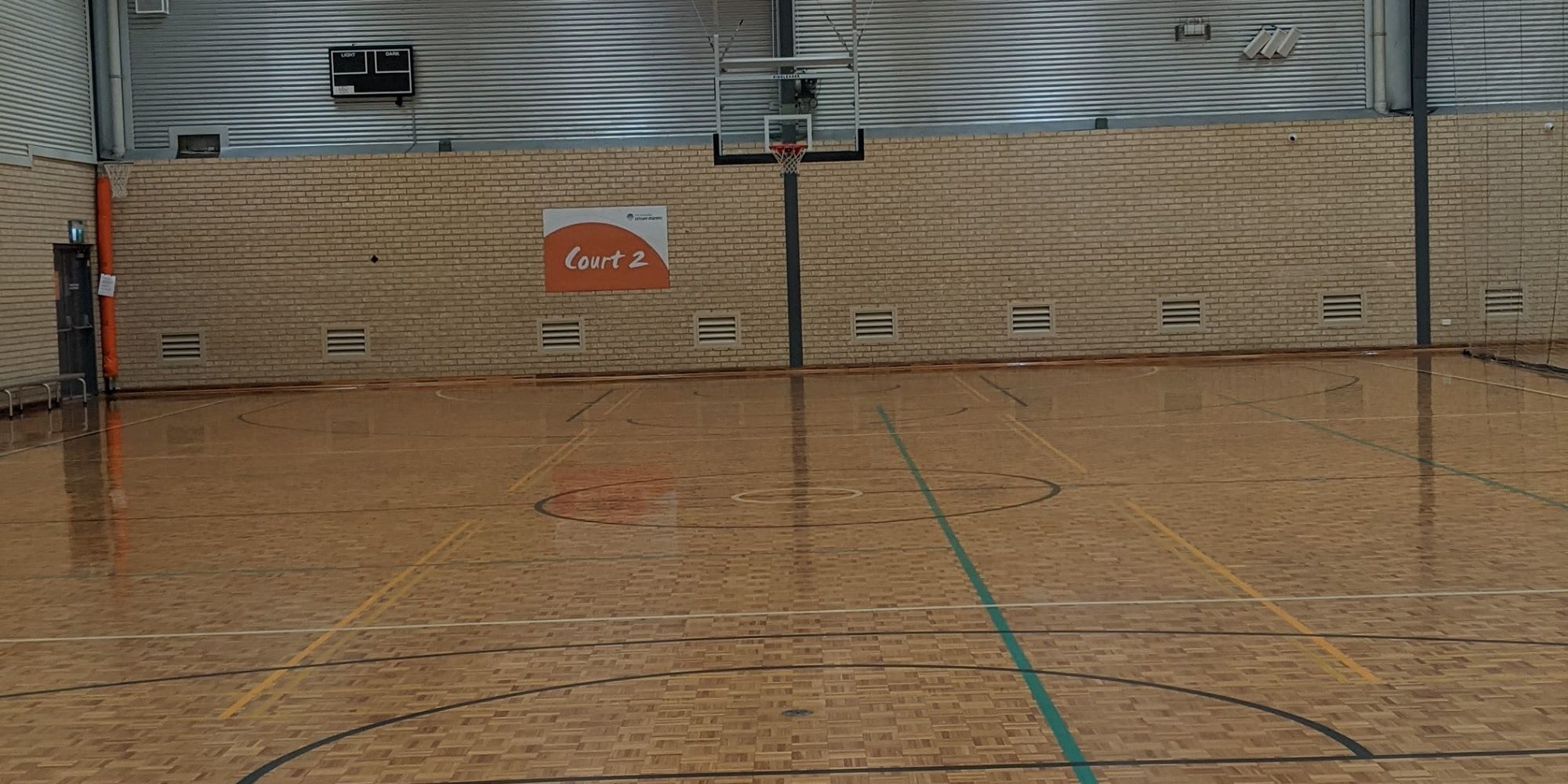 Basketball court at City of Joondalup Leisure Centre