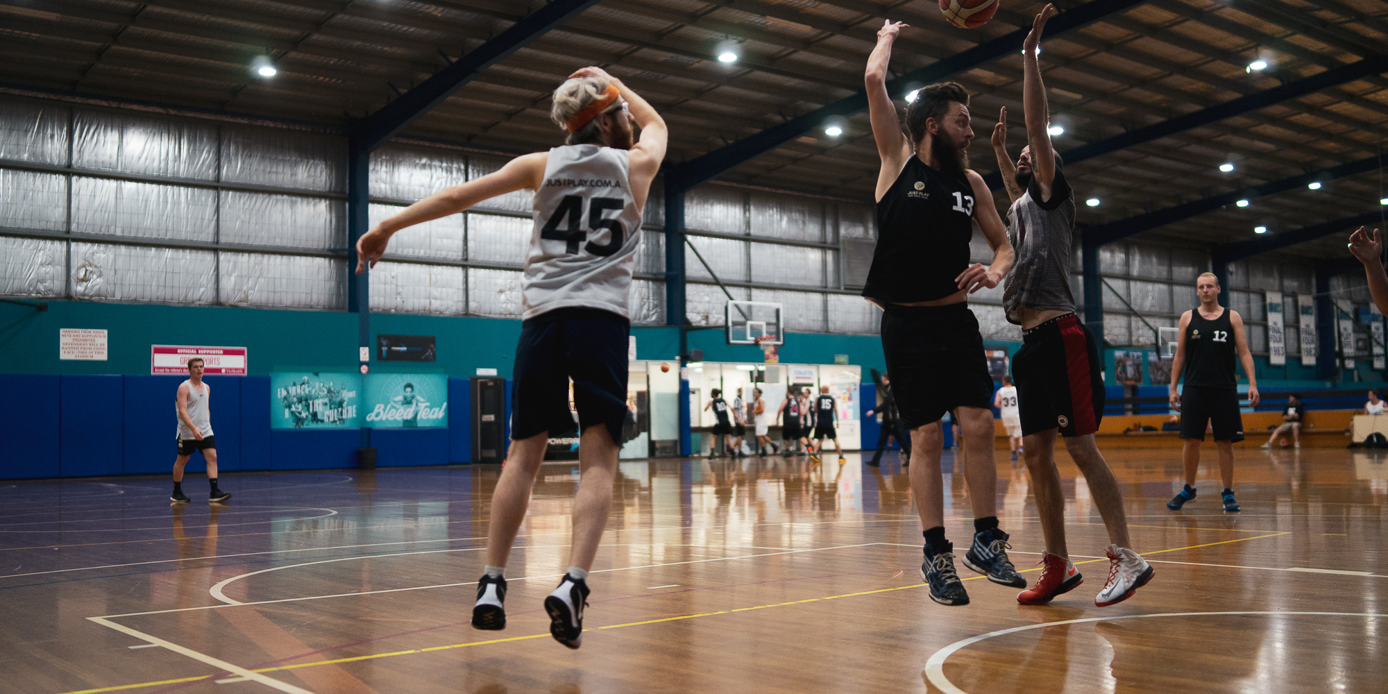 Basketball court at Coburg Basketball