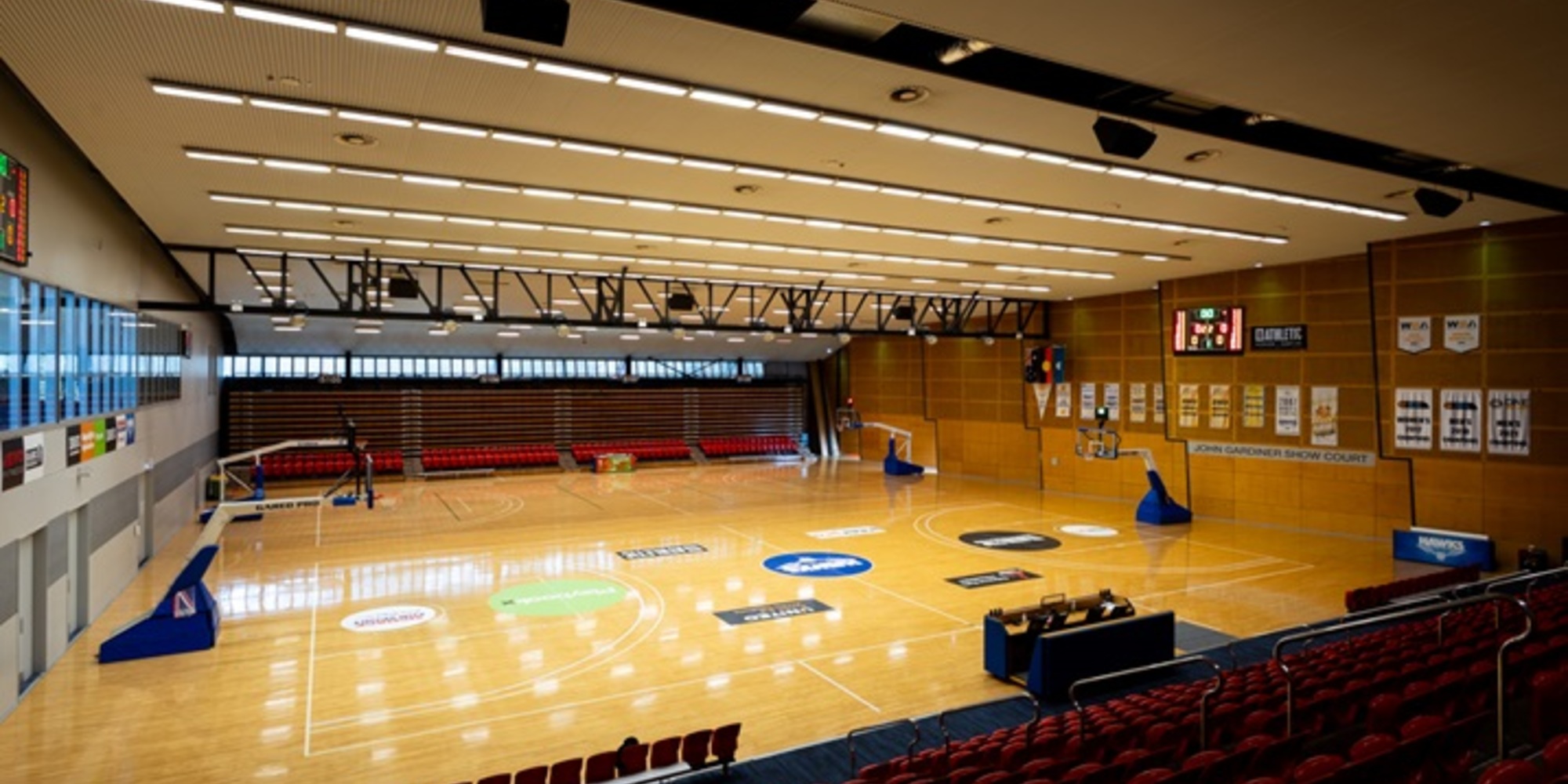 Basketball court at Perth Metro Basketball League