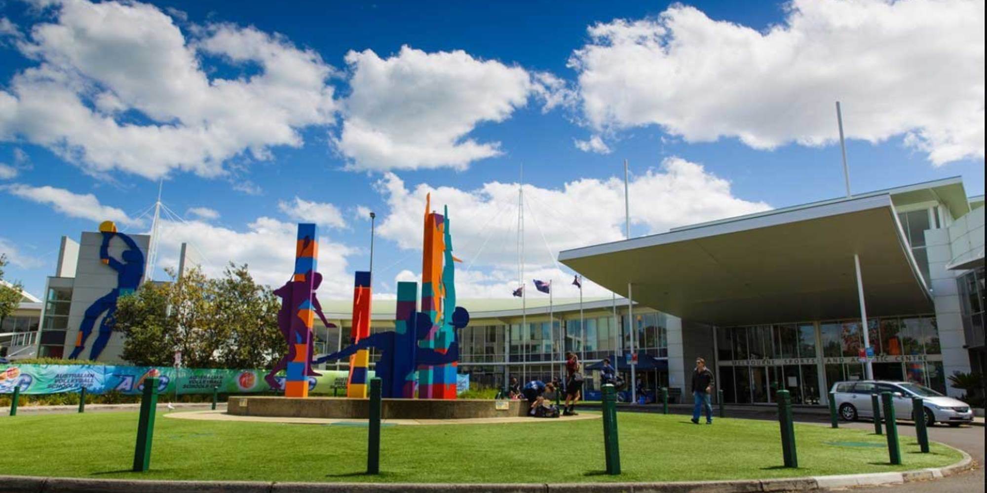 Basketball court at Melbourne Central Basketball Association