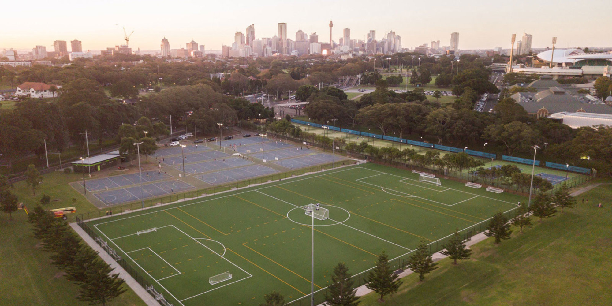 5-a-side court at Centennial Parklands Sports Centre