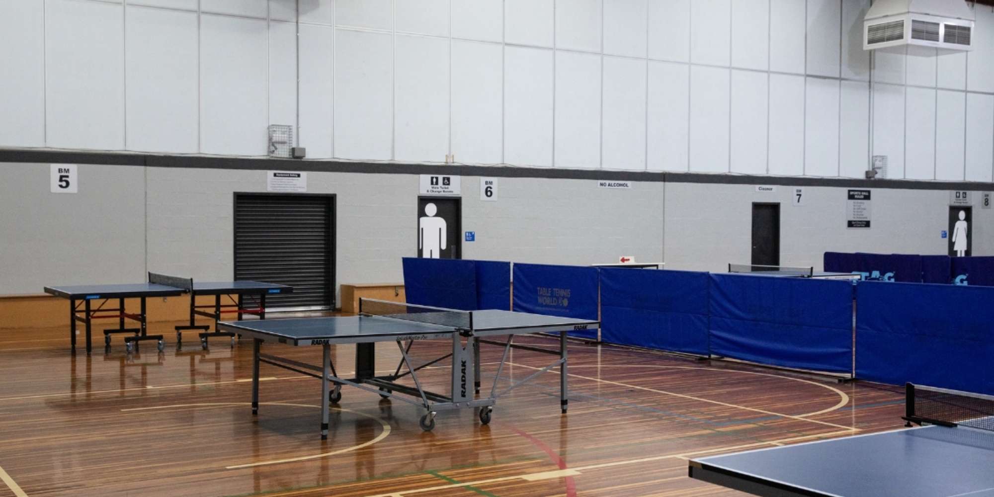 Basketball court at Doncaster Basketball