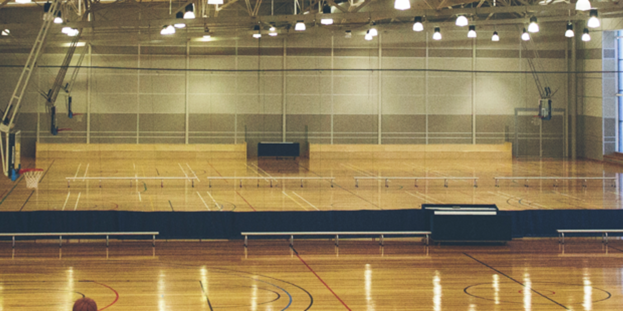 Netball court at Boroondara Sports Complex