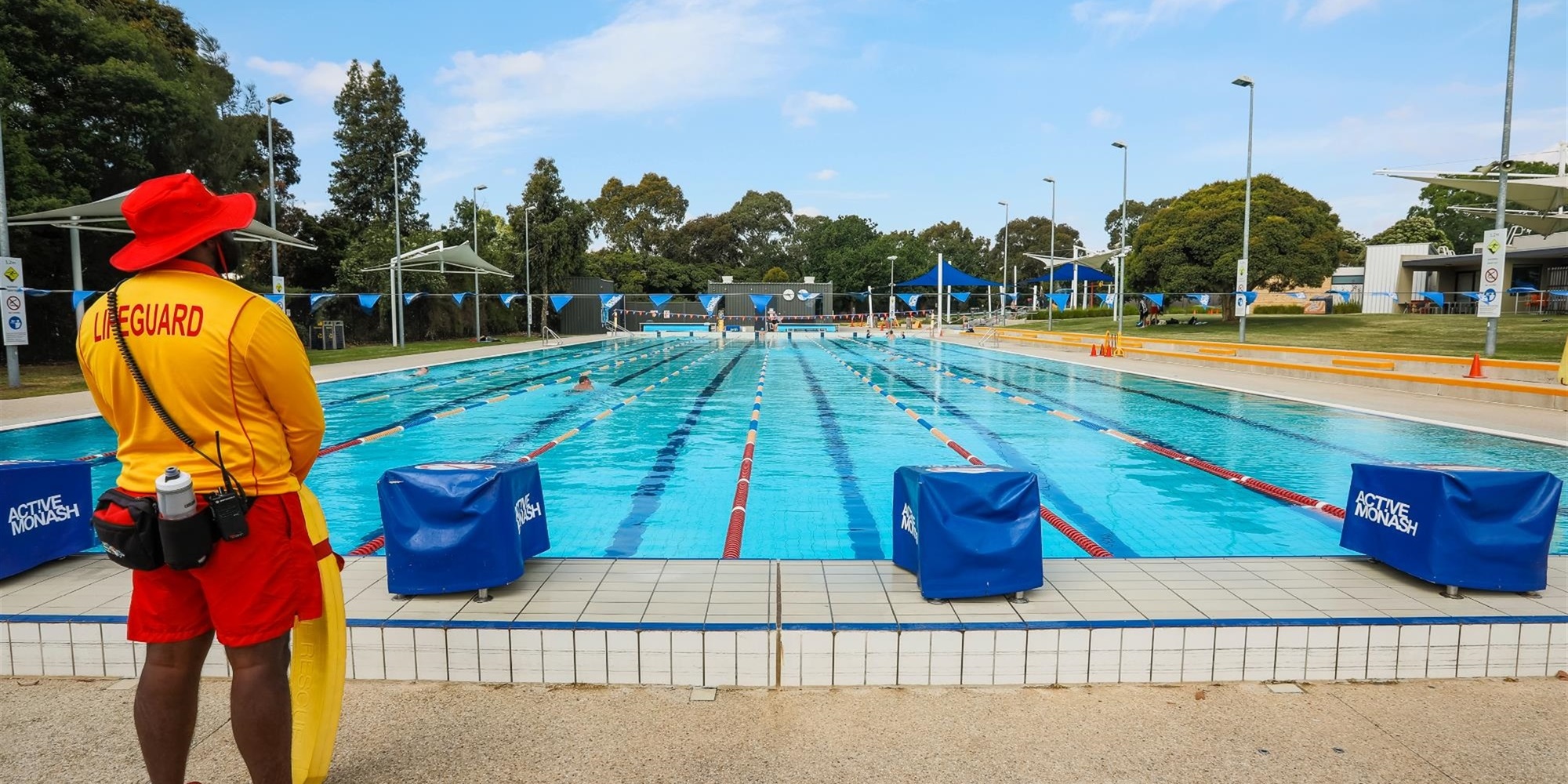 Netball court at Waverley District Netball Association