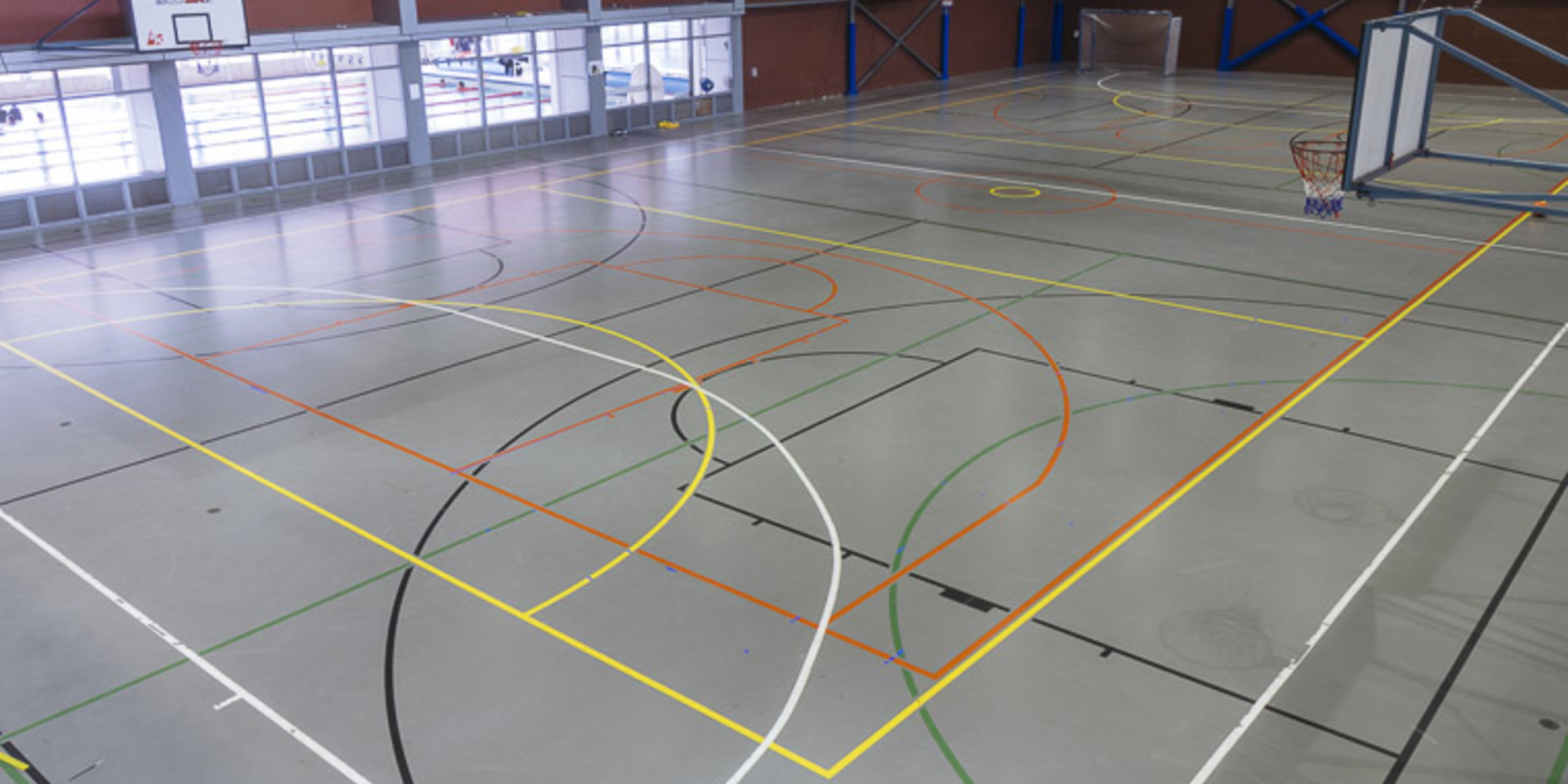 Basketball court at National Centre of Indigenous Excellence