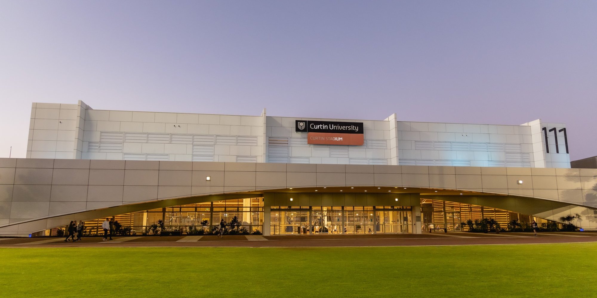 Netball court at Curtin Stadium