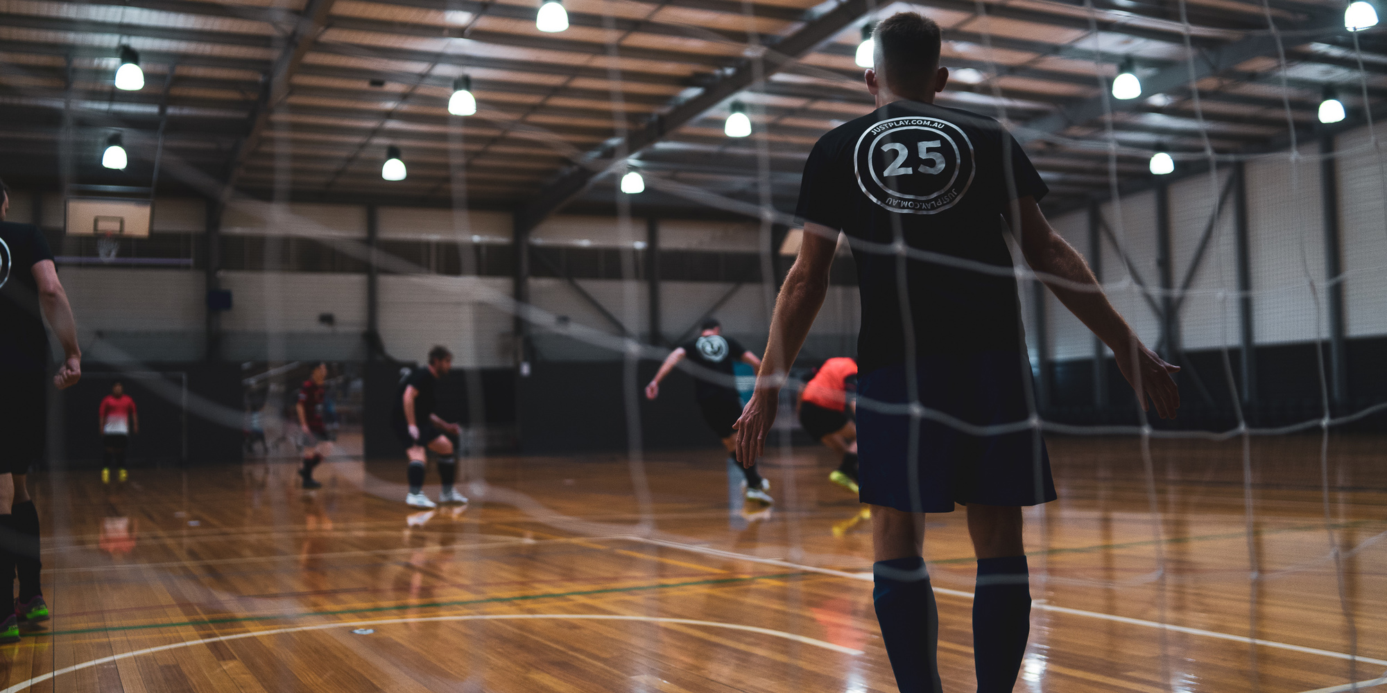 Futsal court at Whitten Oval Stadium