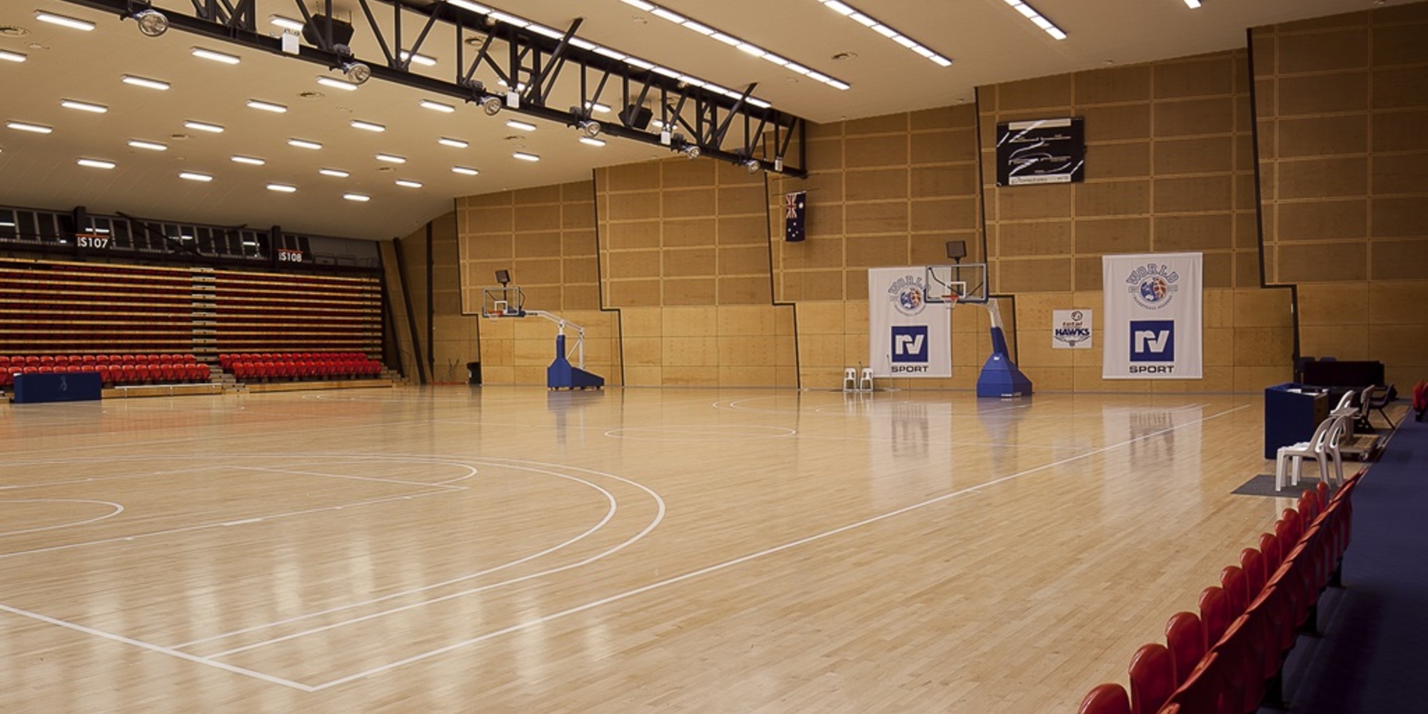 Basketball court at Perth Metro Basketball League